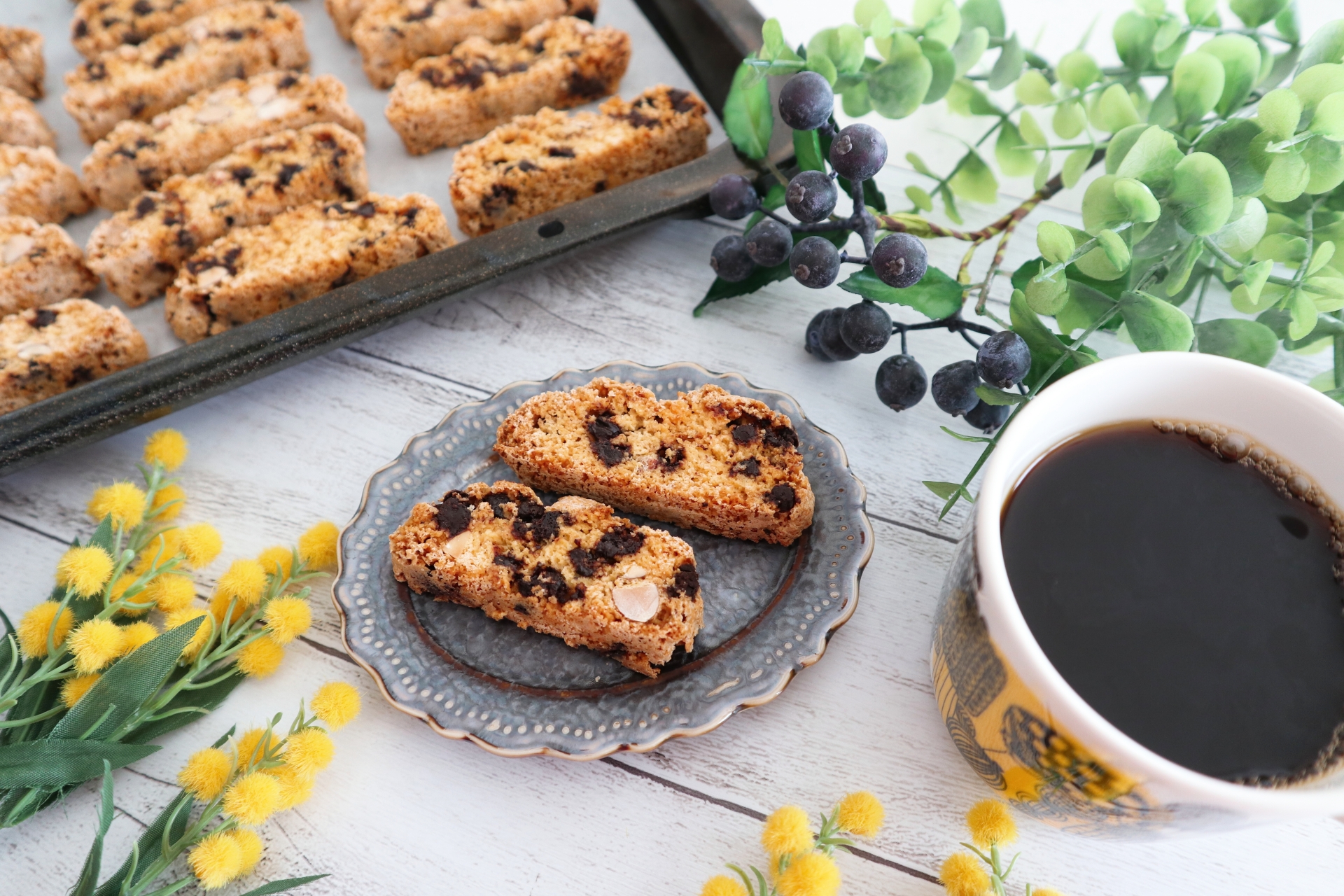 イタリアのビスコッティのレシピ